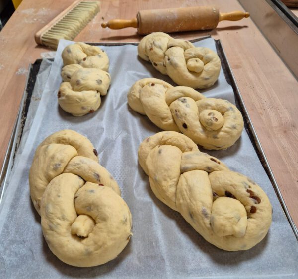 Delikatess Butterbriochezopf mit Rosinen - Backtag 11.07.2025 – Bild 2