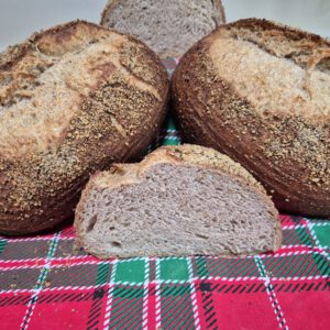 Französisches Bauernbrot – Pain de Campagne mit Lauge & Salz-Pfeffer-Kruste - Backtag 11.07.2025