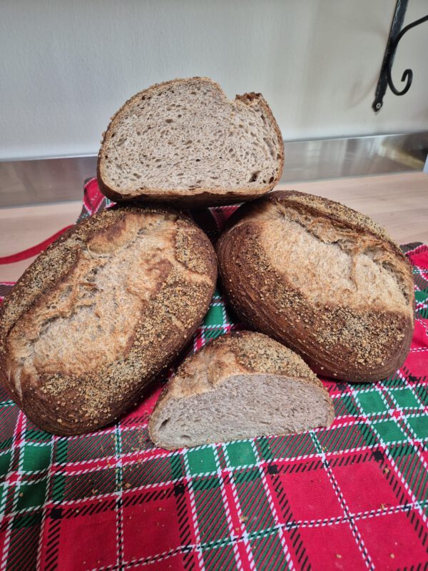Französisches Bauernbrot – Pain de Campagne mit Lauge & Salz-Pfeffer-Kruste - Backtag 11.07.2025 – Bild 2