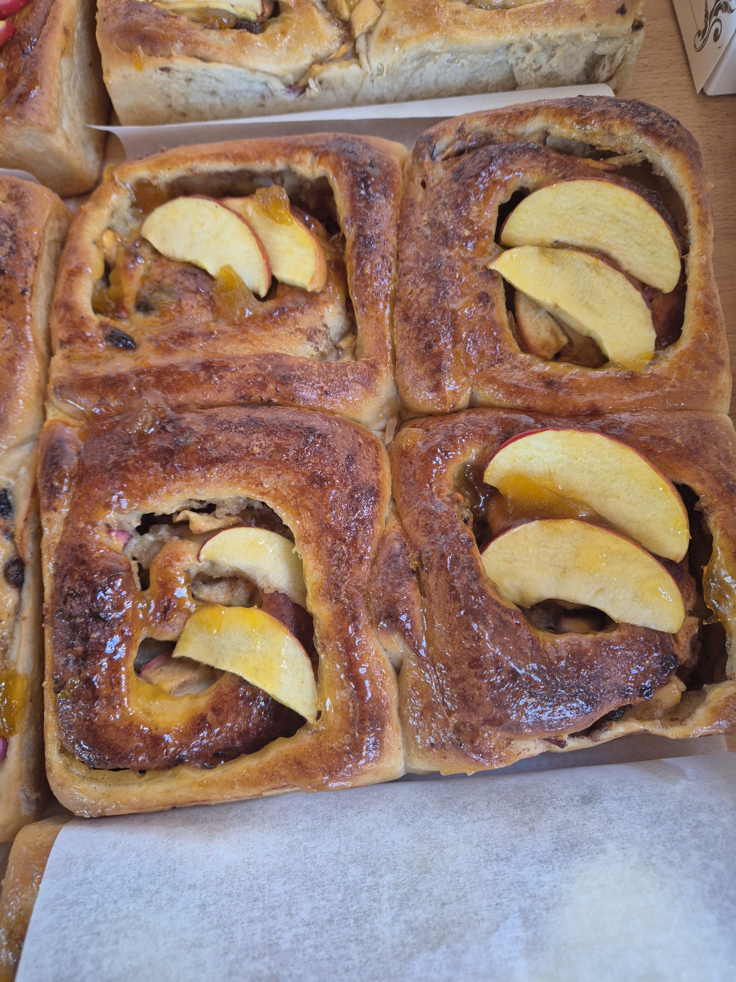 Apfel Zimtschnecken
